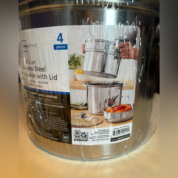 NWOT Mainstays multi cooker with lid - Picture 2 of 6